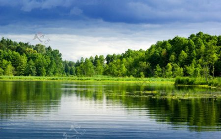 河流湖泊背景图片