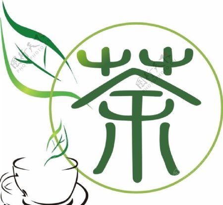 茶logo标识图片