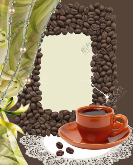 咖啡广告设计模板图片