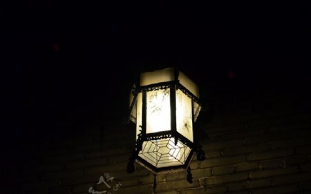 老城街灯图片