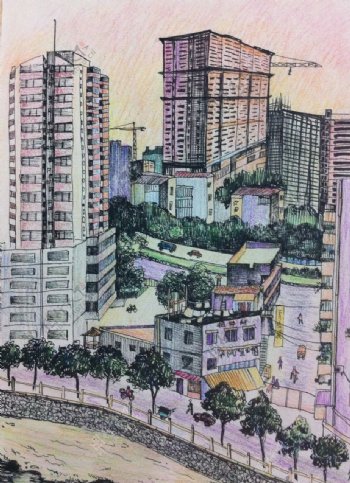 2001年广州天河街景图片