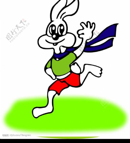 兔兔快运标志图片