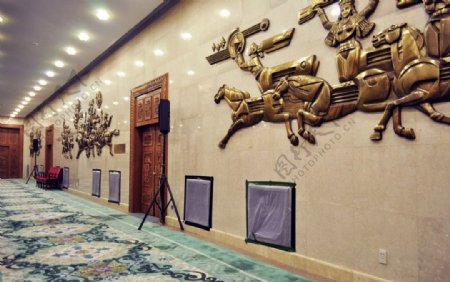 北京人民大会堂内蒙古厅图片