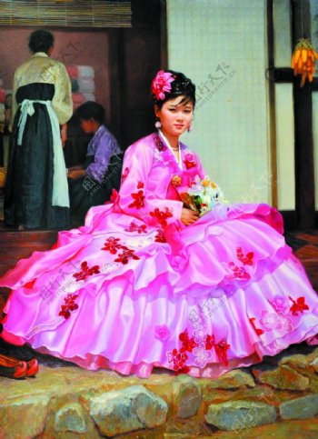 朝鲜族新娘图片