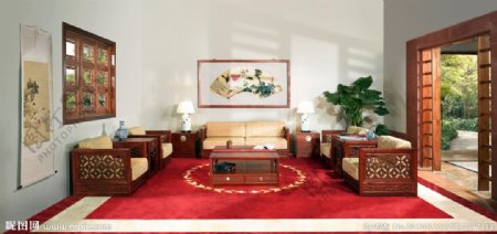 国寿红木家具图片