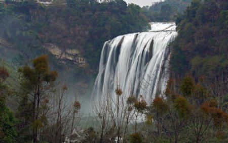 瀑布风光风景图片