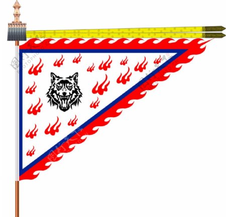 嘎达梅林起义旗帜图片