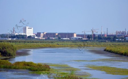 县城远景图片