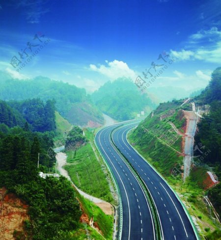 铜黄高速公路风景图片