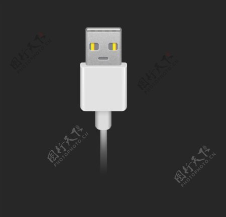 拟物化USB线图片