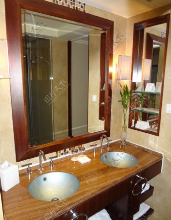 九龙湖度假村客房洗手间图片