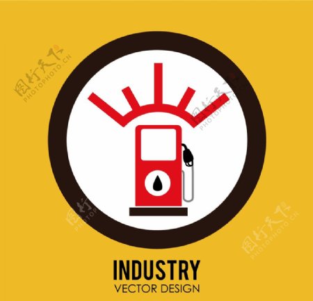 加油站工业图标工业图片