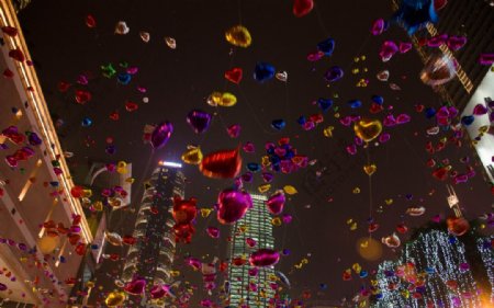 重庆解放碑跨年图片