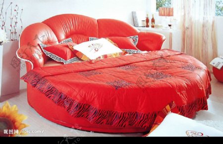 红软床图片