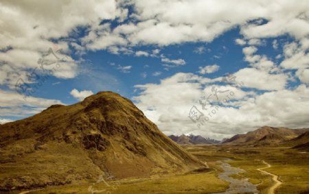 西藏高原实景图片