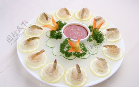 川式刺身虾图片
