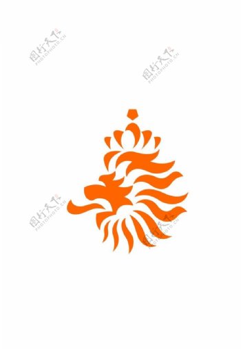 世界部分国家足球队队徽之荷兰图片