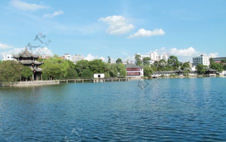 临海东湖图片