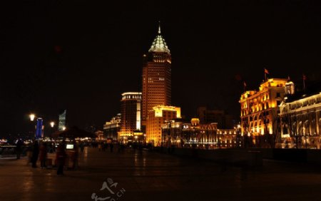 上海外滩夜景图片