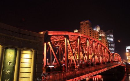 外白渡桥夜景1图片