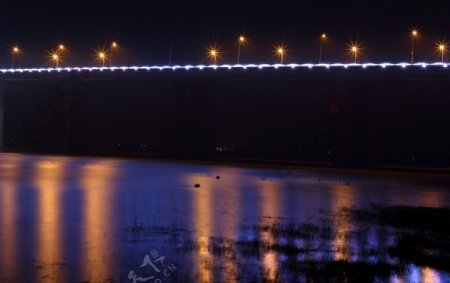 二桥夜色图片