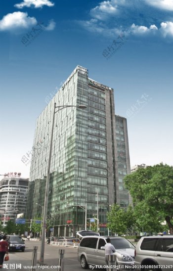 北京中国人寿保险大厦大厦摄影图片