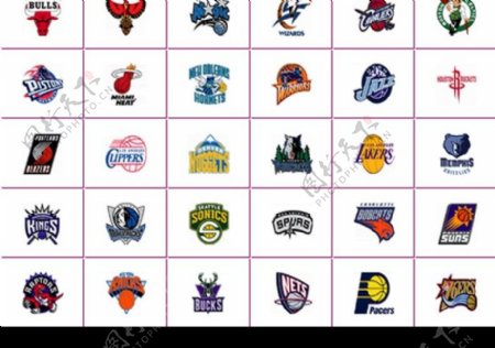 NBA标志大全图片