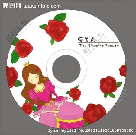 睡美人童话CD盘面图片