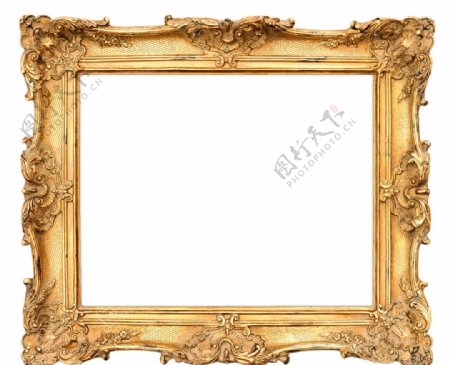 金色欧式高档奢华相框高清图片