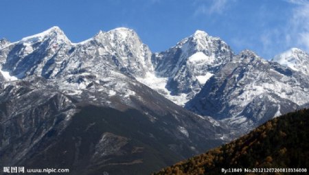 雪山风景图片