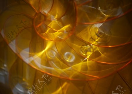 金黄色螺旋图图片