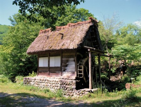 水车小屋图片