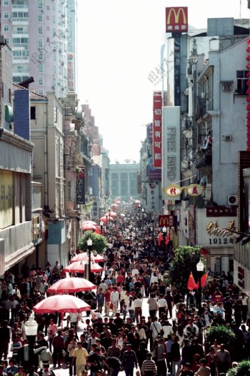 江汉路街景图片