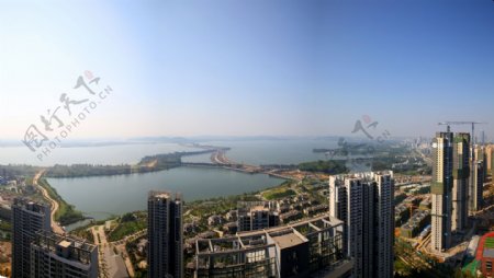 武汉东湖全景新角度图片