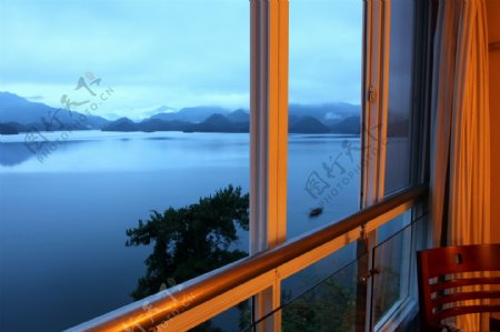 千岛湖窗口风景图片