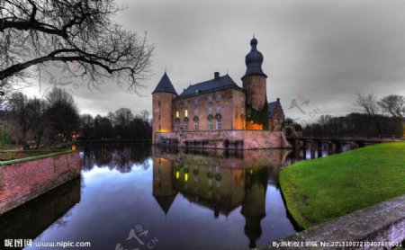 德国郊外城堡高清摄影图片
