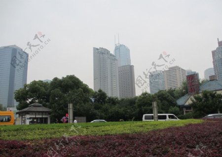 上海市区景观图片