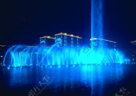 青州音乐喷泉图片