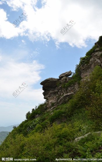 沣峪分水岭图片