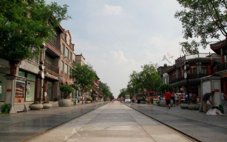 北京前门商业街图片