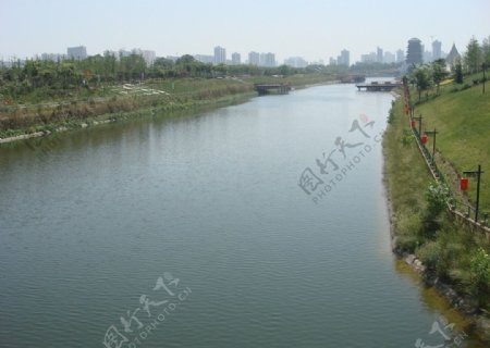 西安汉城湖图片