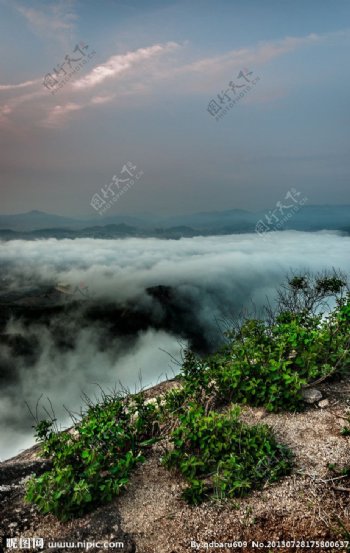浮山云海图片