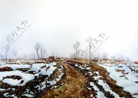 科尔沁的冬天图片