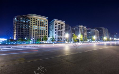北京交通夜景图图片
