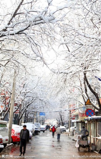 北京雪景图片