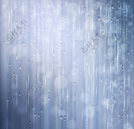 雨水背景图片