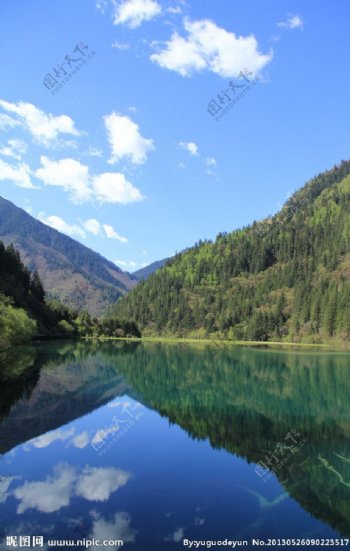 九赛沟山水图片