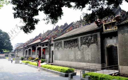 广州陈家祠堂古代建筑图片