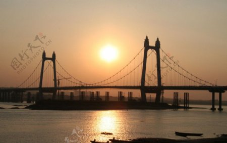 长沙湘江三汊矶大桥图片
