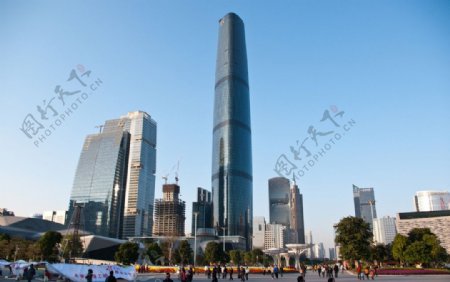 珠江新城中轴线广场图片